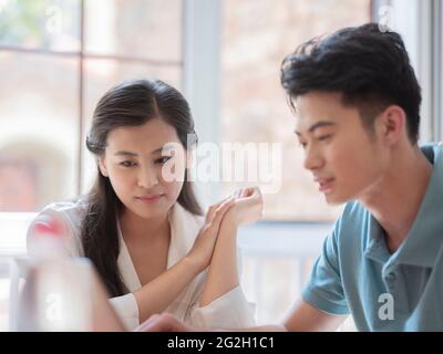 Young men and women working with laptops high quality photo Stock Photo