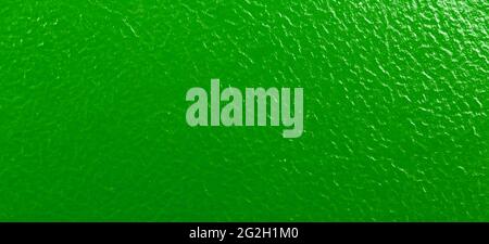 Green leather texture shiny textile pattern and background, high resolution and detailed photo of surface Stock Photo