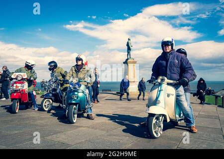 Whitby Scooter Weekend Stock Photo