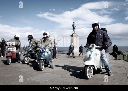 Whitby Scooter Weekend Stock Photo