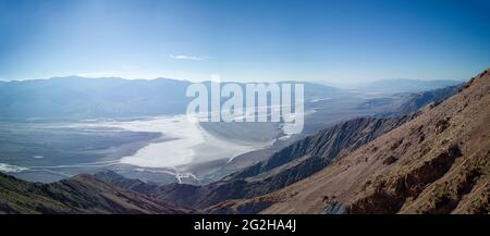 Spectacular view point from Dante's View in Death Valley National Park, California, USA Stock Photo