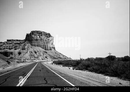 Scenic Views on the Utah State Route 24 closeby Capitol Reef National Park in Direction Hanksville, Utah, USA Stock Photo