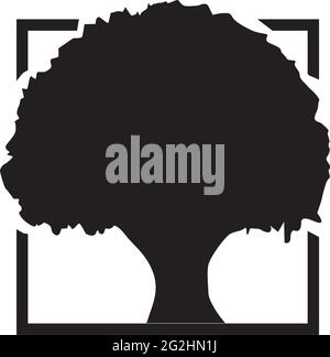 Oak tree logo design vector template Stock Vector