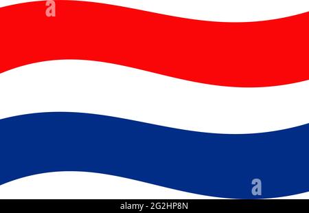 Netherland flag icon logo design vector template Stock Vector