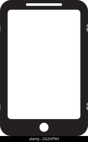 Smartphone icon logo design vector template Stock Vector