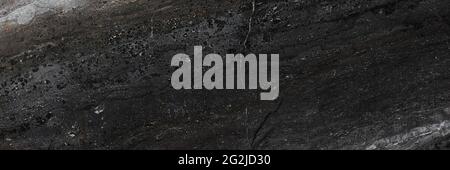 natural black marble texture background with high resolution, black marble with silver veins, Black marble natural pattern for background, granite. Stock Photo