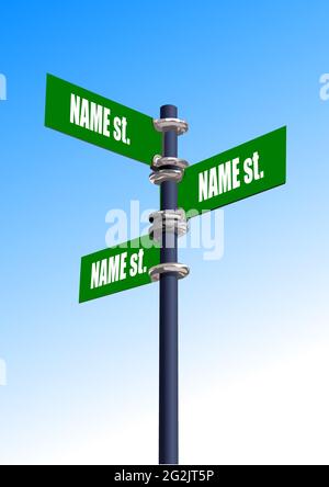 Pointer in different directions. Vector 3d illustration Stock Vector ...
