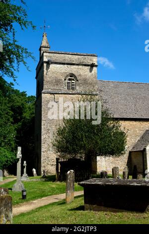 St. Giles Church, Bletchingdon, Oxfordshire, England, UK Stock Photo