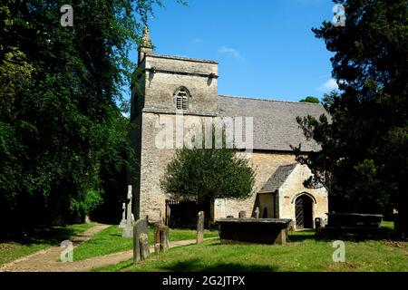 St. Giles Church, Bletchingdon, Oxfordshire, England, UK Stock Photo