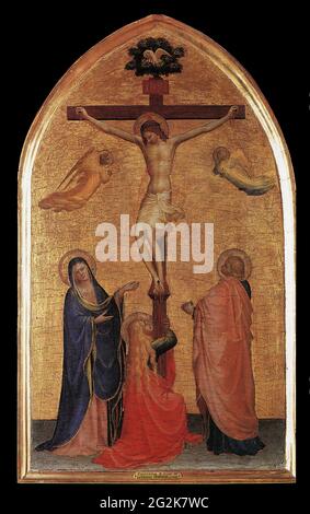 Fra Angelico - Crucifixion with the Virgin, John the Evangelist, and ...