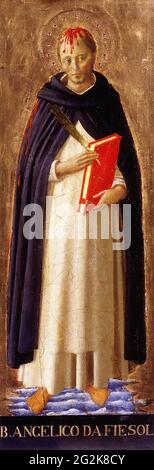 Fra Angelico -  St Peter Martyr 1440 Stock Photo