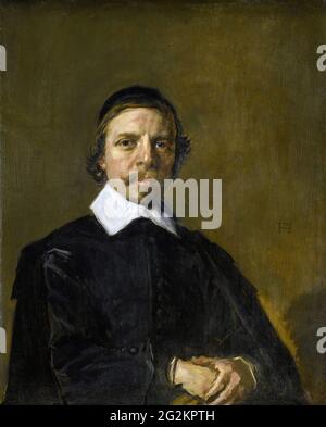 Frans Hals -  Portrait of a Man Possibly a Preacher Stock Photo