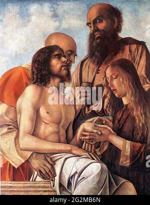 Giovanni Bellini -  Pieta 1471 Stock Photo