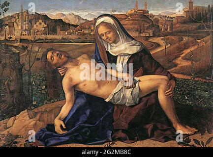 Giovanni Bellini -  Pieta 1505 Stock Photo