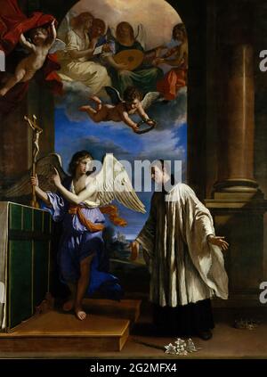 Giovanni Francesco Barbieri - Guercino -  the Vocation of Saint Aloysius Luigi Gonzaga Stock Photo