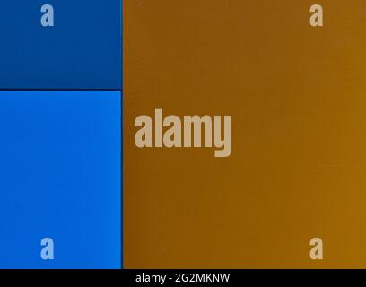 terracotta dark blue and light blue smooth texture tiles Stock Photo