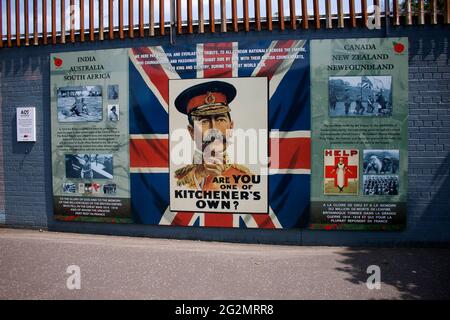 Impressionen: International Wall Belfast, Nordirland/ Northern Ireland  (nur fuer redaktionelle Verwendung. Keine Werbung. Referenzdatenbank: http://w Stock Photo