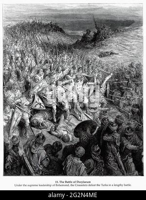 Gustave Doré -  Battle Dorylaeum Stock Photo