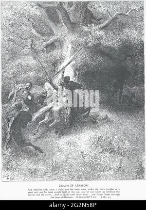 Gustave Doré -  Death Absalom Stock Photo
