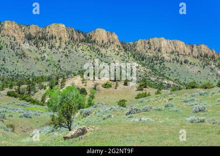 sheep mountain near livingston, montana Stock Photo - Alamy