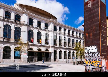 The Real Conservatorio Superior de Música de Madrid is a higher school of music, the oldest public institution of music education in Spain, which prov Stock Photo