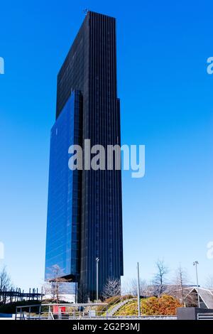 Caleido Tower is an 181-metre tall. It is popularly known as Quinta Torre, Fifth Tower, as it stands close to the other four skyscrapers of the Cuatro Stock Photo