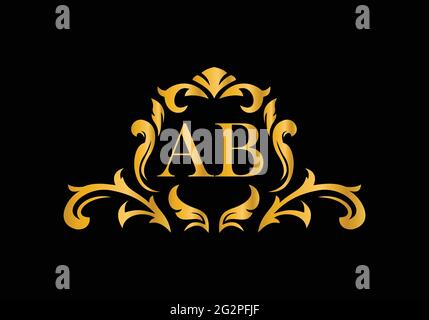 AB Letter Luxurious Brand Logo Template, for Restaurant, Royalty, Boutique,  Cafe, Hotel, Heraldic, Jewelry, Fashion and other vector illustration Stock  Vector Image & Art - Alamy