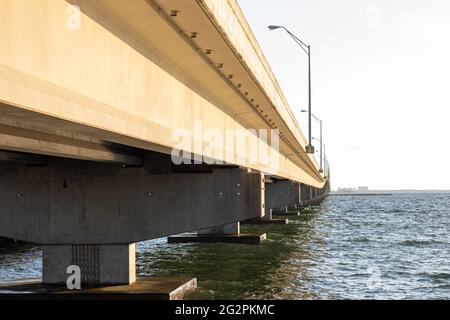 Gandy Bridge in Tampa Bay, Florida Stock Photo