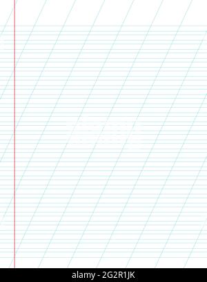 graph paper printable lined grid paper with color horisontal diagonal lines geometric pattern for school oblique notebook realistic lined paper stock vector image art alamy