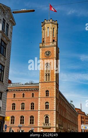 Old Post Office in Hamburg - CITY OF HAMBURG, GERMANY - MAY 10, 2021 Stock Photo