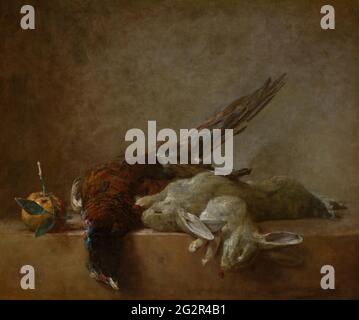 Jean Baptiste Simeon Chardin -  Still Life with Game Stock Photo