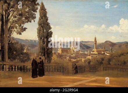 Jean-Baptiste-Camille Corot -- Florence. View from the