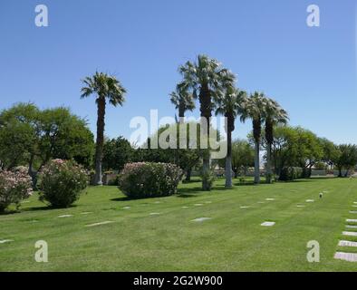 Cathedral City, California, USA 10th June 2021 A general view of atmosphere of Desert Memorial Park at 31-705 Da Vall Drive in Cathedral City, California, USA. Photo by Barry King/Alamy Stock Photo Stock Photo