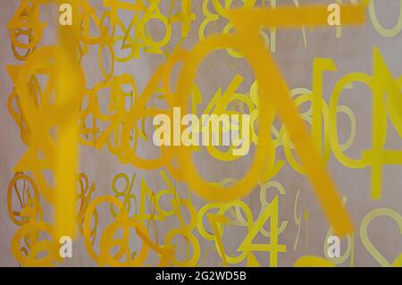 Background of numbers. illustration template for web design or greeting card. Numerical letters. Abstract. Numbers Random Stock Photo