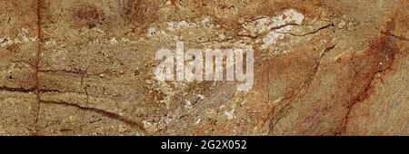 Panorama of Dark brown black slate background or texture. Brown granite slabs background. Creative Stone ceramic art wall interiors backdrop design. Stock Photo
