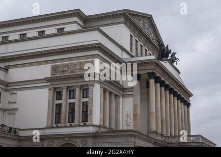 Grand Theatre - National Opera building in Warsaw city, Poland Stock Photo