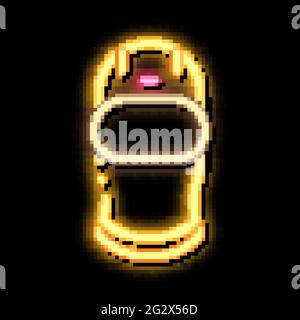 driver costume neon glow icon illustration Stock Vector Image & Art - Alamy