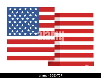 Vector American Flag illustration Stock Vector