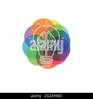 Light bulb idea vector Stock Vector