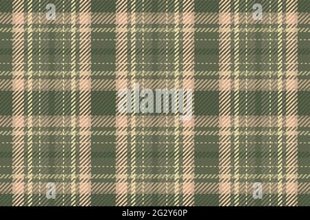 Seamless pattern of scottish tartan plaid. Repeatable background with check fabric texture. Flat vector backdrop of striped textile print. Stock Vector