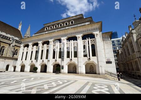 Guildhall Art Gallery, Guildhall Yard, city of London, United Kingdom Stock Photo