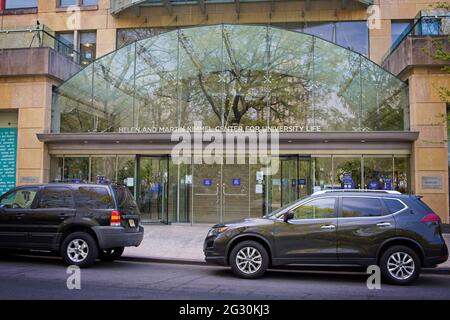 New York, NY, USA - June 12, 2021: Kimmel Center entrance at New York University Stock Photo