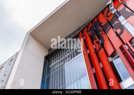 Exterior view of the Birmingham City University, Birmingham, UK Stock Photo