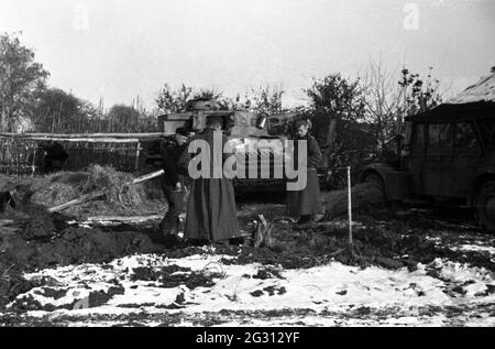 Wehrmacht Heer Panzerkampfwagen IV PzKpfw IV Panzer IV Ausf. D - German Army Panzerkampfwagen / medium Tank IV Mark / Mk D Stock Photo