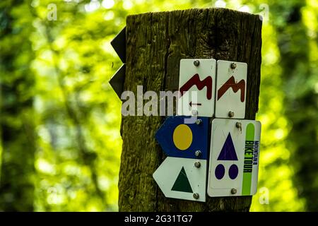 Marked hiking trails in Luxembourg