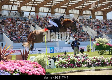 La Baule France. 13th June 2021. Moude Zeryada Galanthos SHK