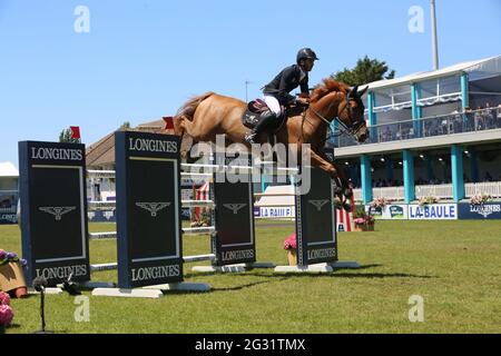 La Baule France. 13th June 2021. Moude Zeryada Galanthos SHK