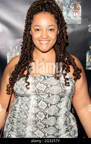 Carmen Carter attends The Official Listening Party for HRSMN "The Last