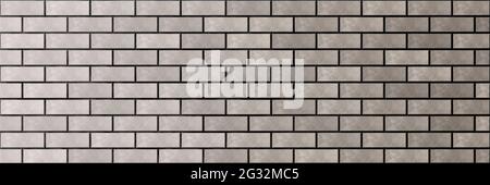 a gray brick wall can be used as a background Stock Photo