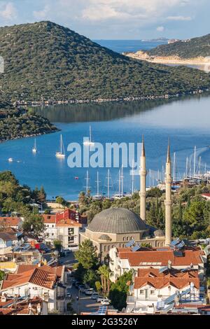 Beautiful mediterranean town Kas in Turkey. Stock Photo